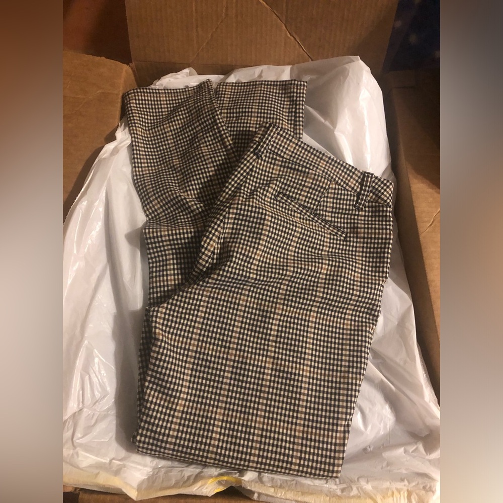 talbots plaid, size 10